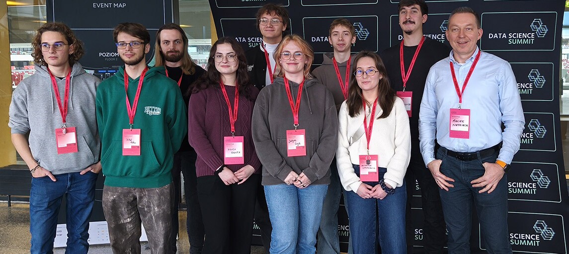 Koło Naukowe Matematyki Stosowanej Insight na Data Science Summit 2025 w Warszawie