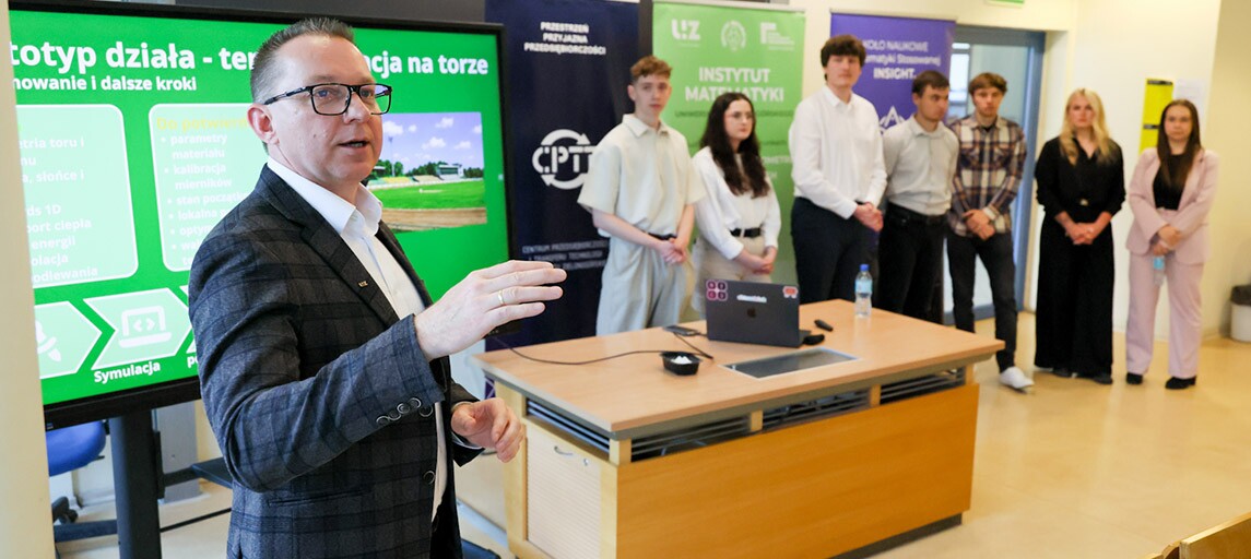 Dane, sport i technologia – studenci inżynierii danych zaprezentowali projekty dla Falubazu i Orlen Zastalu