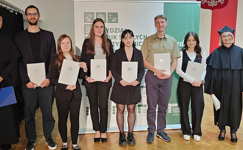 Finaliści konkursu „Absolwent EXTRA” Wydziału Nauk Ścisłych i Przyrodniczych