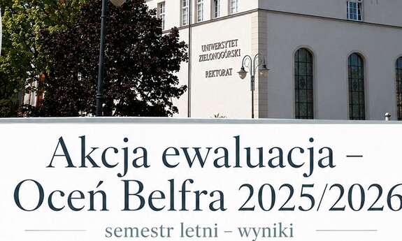 Akcja ewaluacja – Oceń Belfra 2025/2026, semestr letni - wyniki