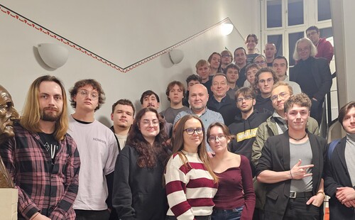 Koło Naukowe Matematyki Stosowanej Insight z wizytą na Wydziale Matematyki Politechniki Wrocławskiej