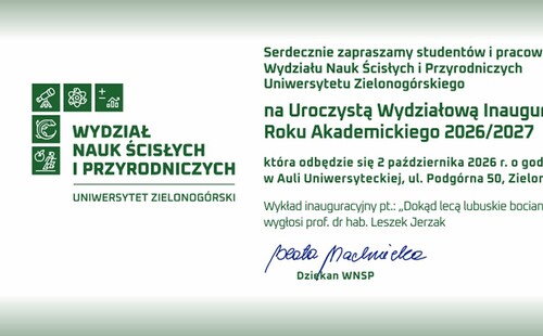 Uroczysta Wydziałowa Inauguracja Roku Akademickiego 2026/2027